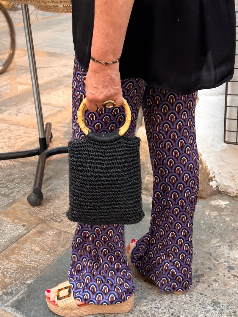 Bellini bag Rafia - negro