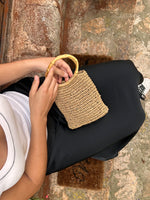 Bellini bag Rafia - marrón