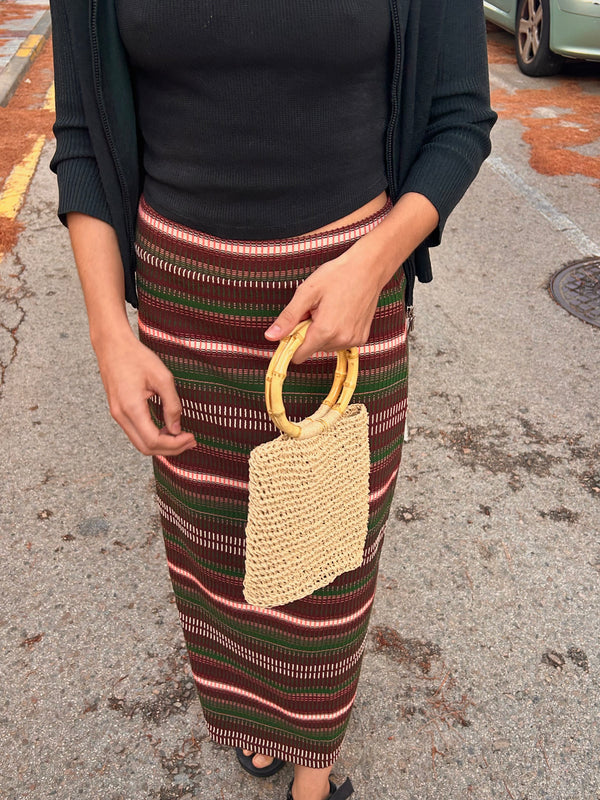 Bellini bag Rafia - marrón